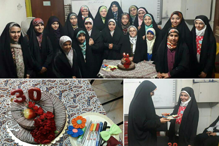 جشن پایان حفظ جزء 30 قرآن مجید در مرکز تخصصی قرآن و عترت شعبه خیابان مدرس